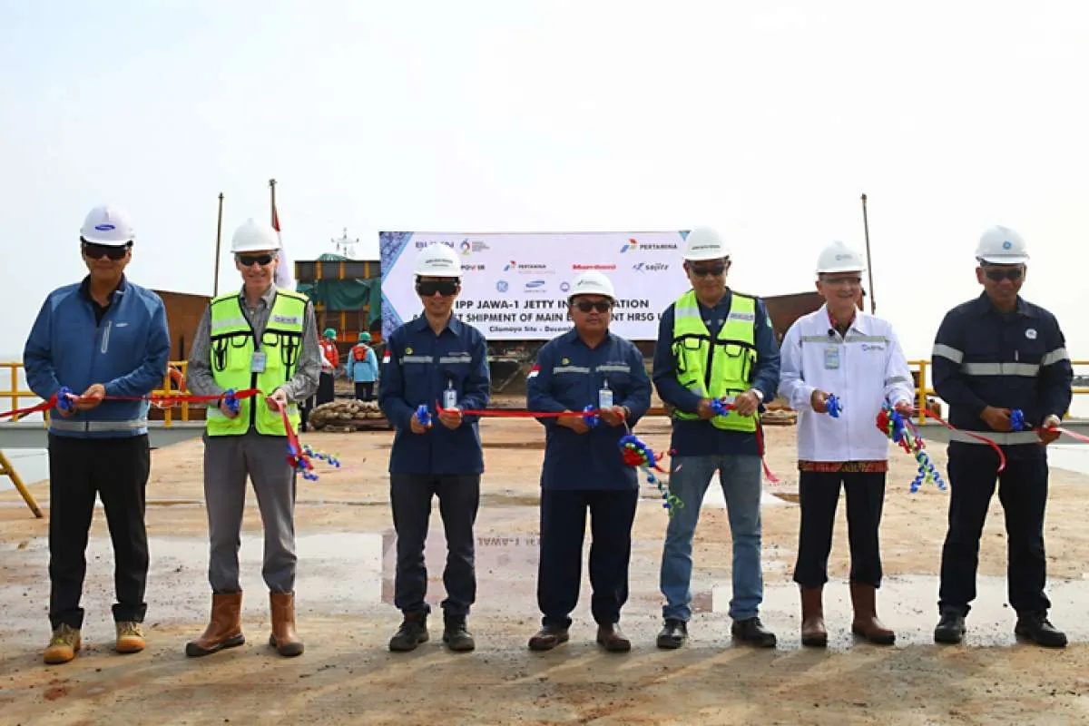 Proyek independent power producer (IPP) Jawa-1 telah mencapai 45,5%