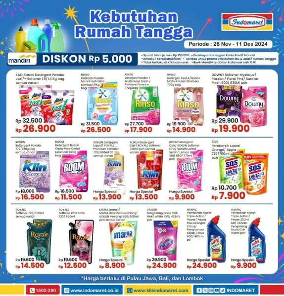 Promo Indomaret Super Hemat Periode 28 November-11 Desember 2024