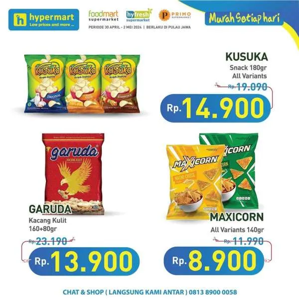 Promo Hypermart Hyper Diskon Weekday Periode 30 April-2 Mei 2024