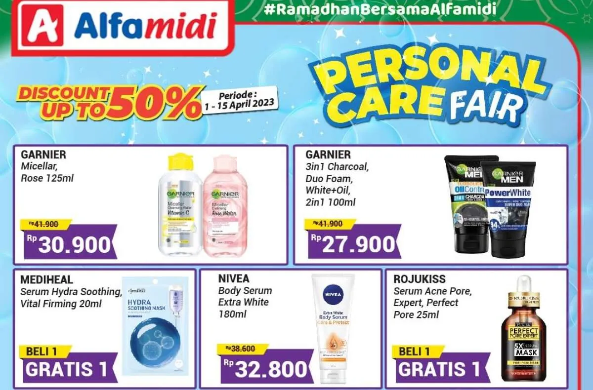 Cek Promo Alfamidi Health & Beauty, Serum Wajah hingga Kompres Demam Harga Menarik