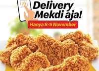Promo McD Delivery 8-9 November, Nikmati Paket 5 Ayam Goreng Hanya Rp 60.000-an