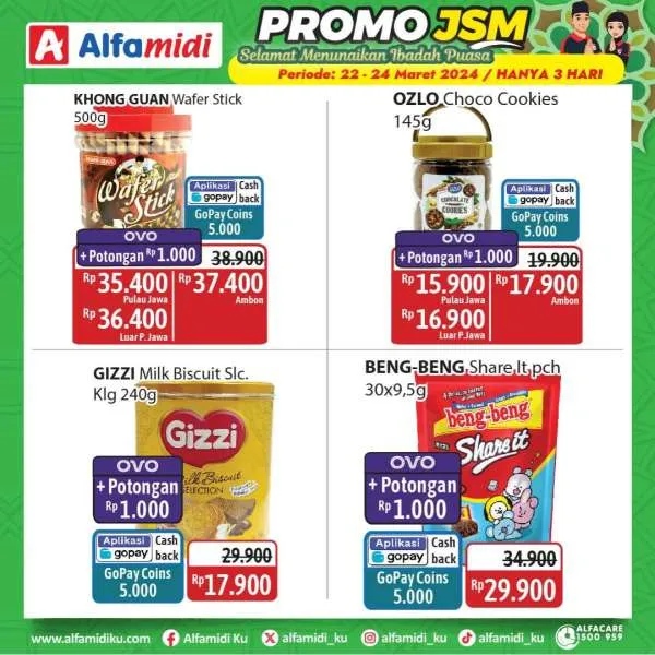 Promo JSM Alfamidi Hanya 4 Hari Periode 21-24 Maret 2024
