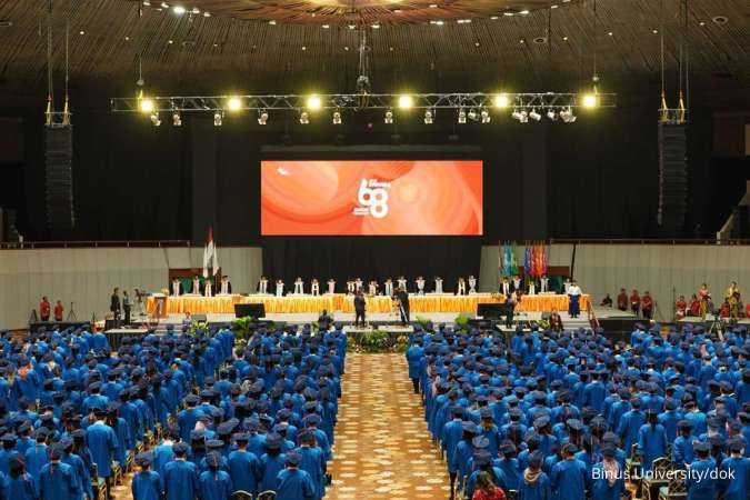 Binus University Gelar Wisuda dengan Lulus Terbanyak Capai 6.344 Mahasiswa