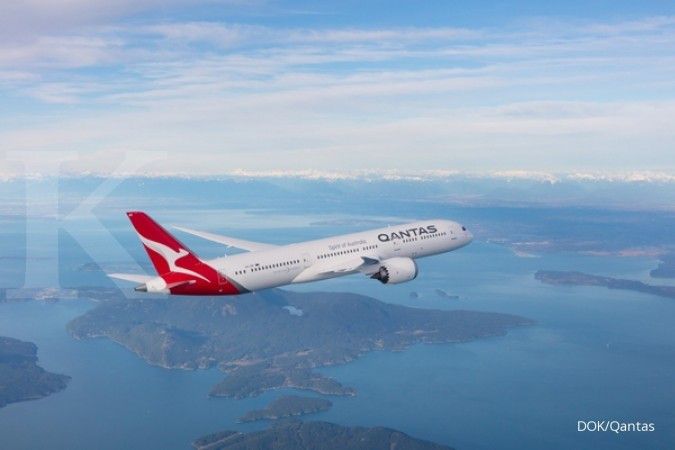 Gara-gara corona, Qantas kurangi penumpang internasional dan tunda beli A350