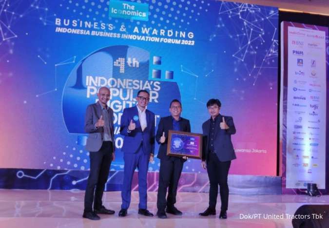 United Tractors Sukses Meraih Penghargaan Indonesia Top Digital Innovation Award 2023