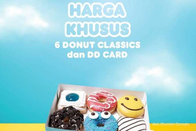 Promo Dunkin 20-30 Juni 2022, Harga Khusus DD Card Beli 6 Donut Lebih Hemat