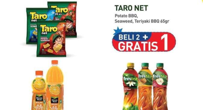 Snack Taro Beli 2 Gratis 1, Promo Hypermart Beli Banyak Lebih Hemat 19-22 Juli 2024