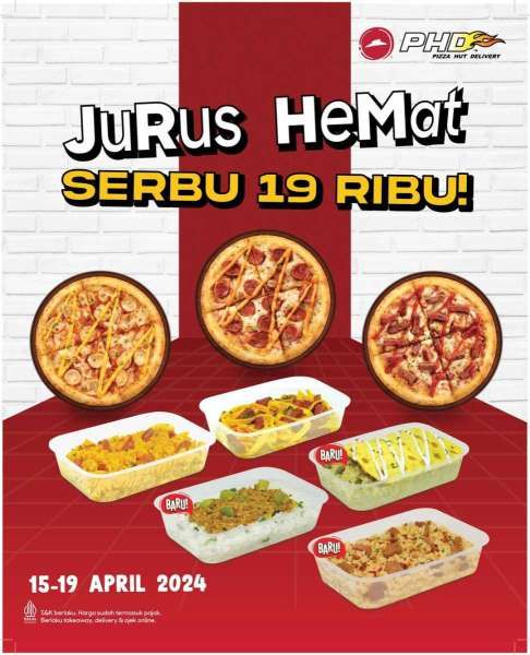 Promo Pizza Hut Delivery (PHD) Hemat Serba Rp 19.000-an