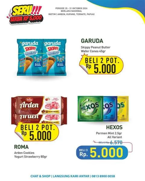 Promo Hypermart Serba Rp 5.000 Periode 25-31 Oktober 2024