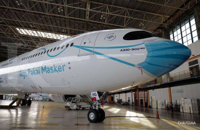 Garuda Indonesia luncurkan livery pesawat bermasker pertama di Indonesia