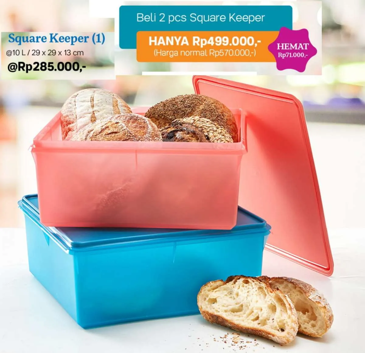 Segera berakhir, promo Tupperware Oktober 2020 khusus bekal
