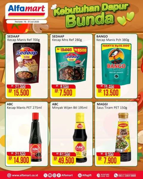 Promo Alfamart Kebutuhan Dapur Periode 16-31 Juli 2025