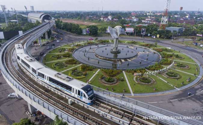 Bangun LRT Pertama di Sumatera dan KA di Sulawesi, Wujud Indonesia Sentris