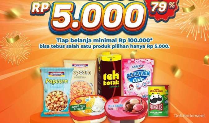 Promo Indomaret Tebus Murah, Jadi Rp 5.000 Es Krim Wall’s Box-Soklin Pewangi Pakaian