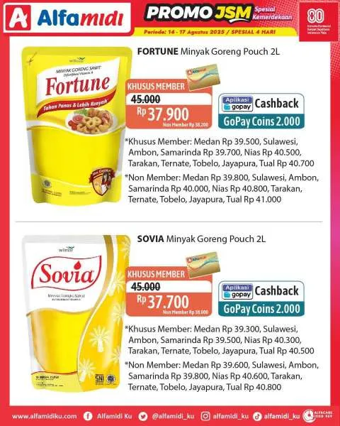 Promo JSM Alfamidi Spesial Kemerdekaan Periode 14-17 Agustus 2025