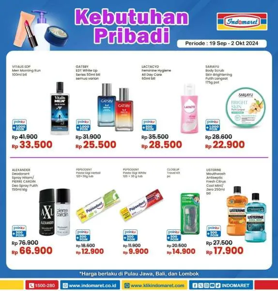 Promo Indomaret Super Hemat Periode 19 September-2 Oktober 2024