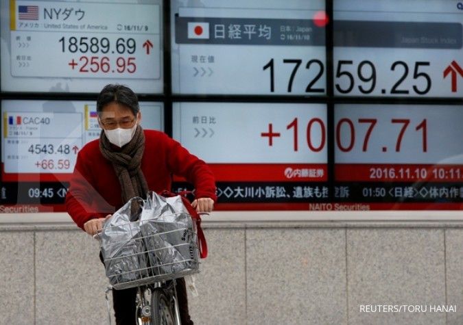 Bursa Jepang kembali turun karena yen menguat