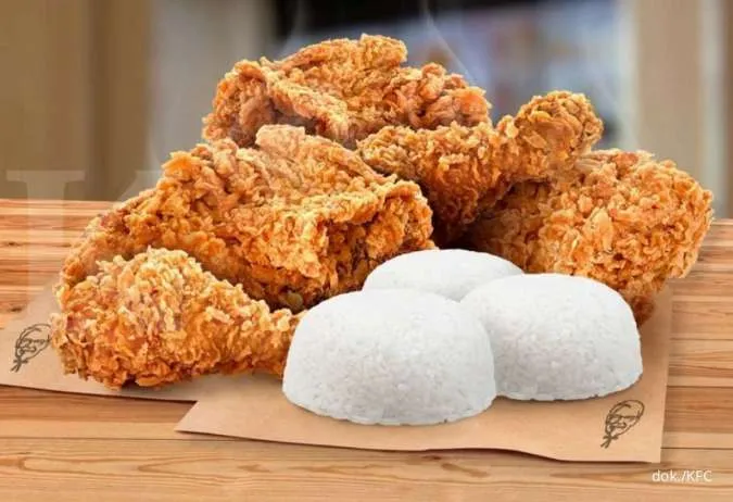 Promo KFC 11 Januari 2022, Paket Bahagia Tiap Selasa 5 Ayam & 3 Nasi Hanya Rp 59.091