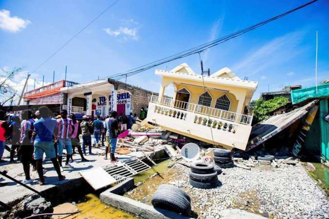 Korban tewas gempa Haiti melonjak menjadi hampir 2.000 jiwa! 