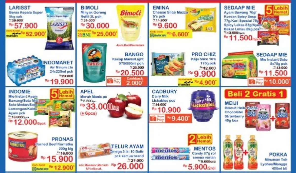 Promo JSM Indomaret 23 Oktober 2021, produk lebih murah di akhir pekan