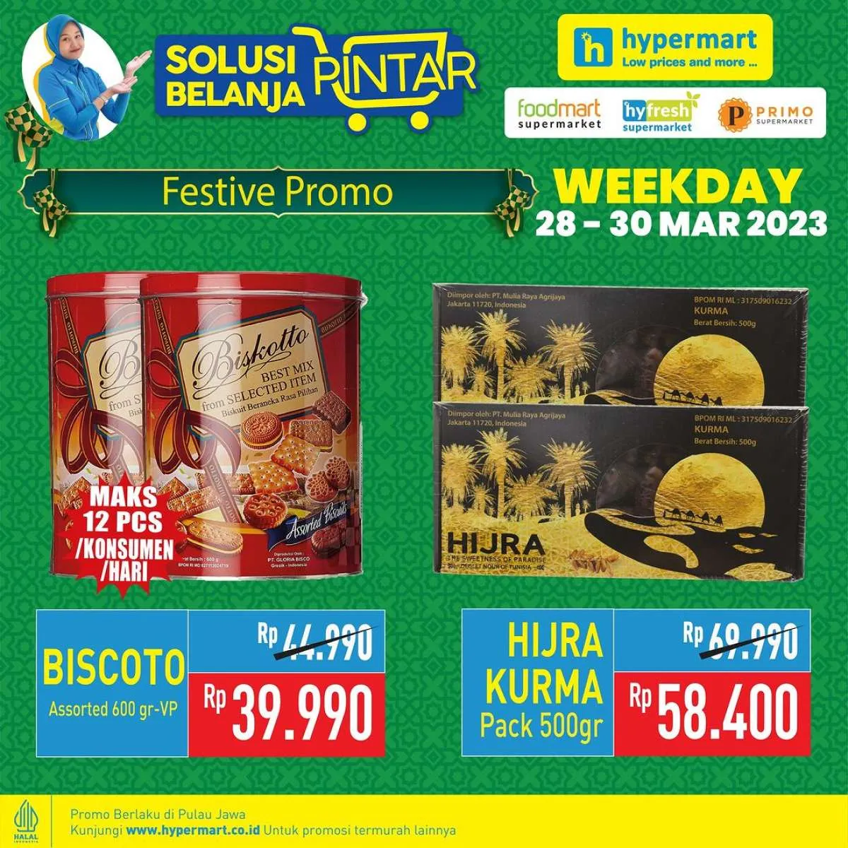 Katalog Promo Hypermart Hyper Diskon Weekday Periode 28-30 Maret 2023