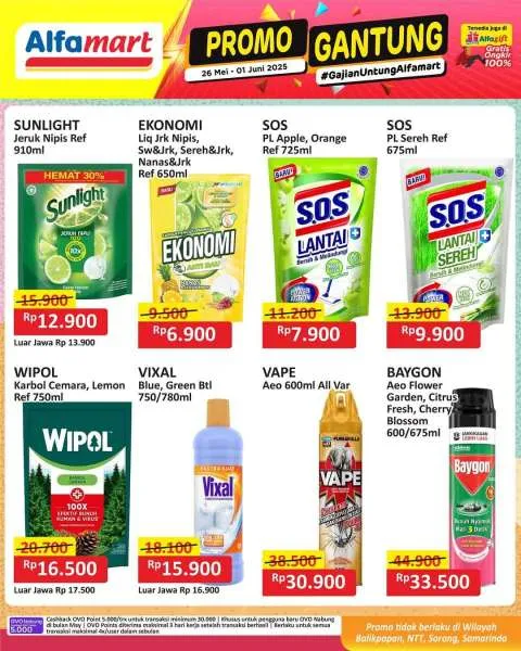 Promo Alfamart Gantung Periode 26 Mei-1 Juni 2025