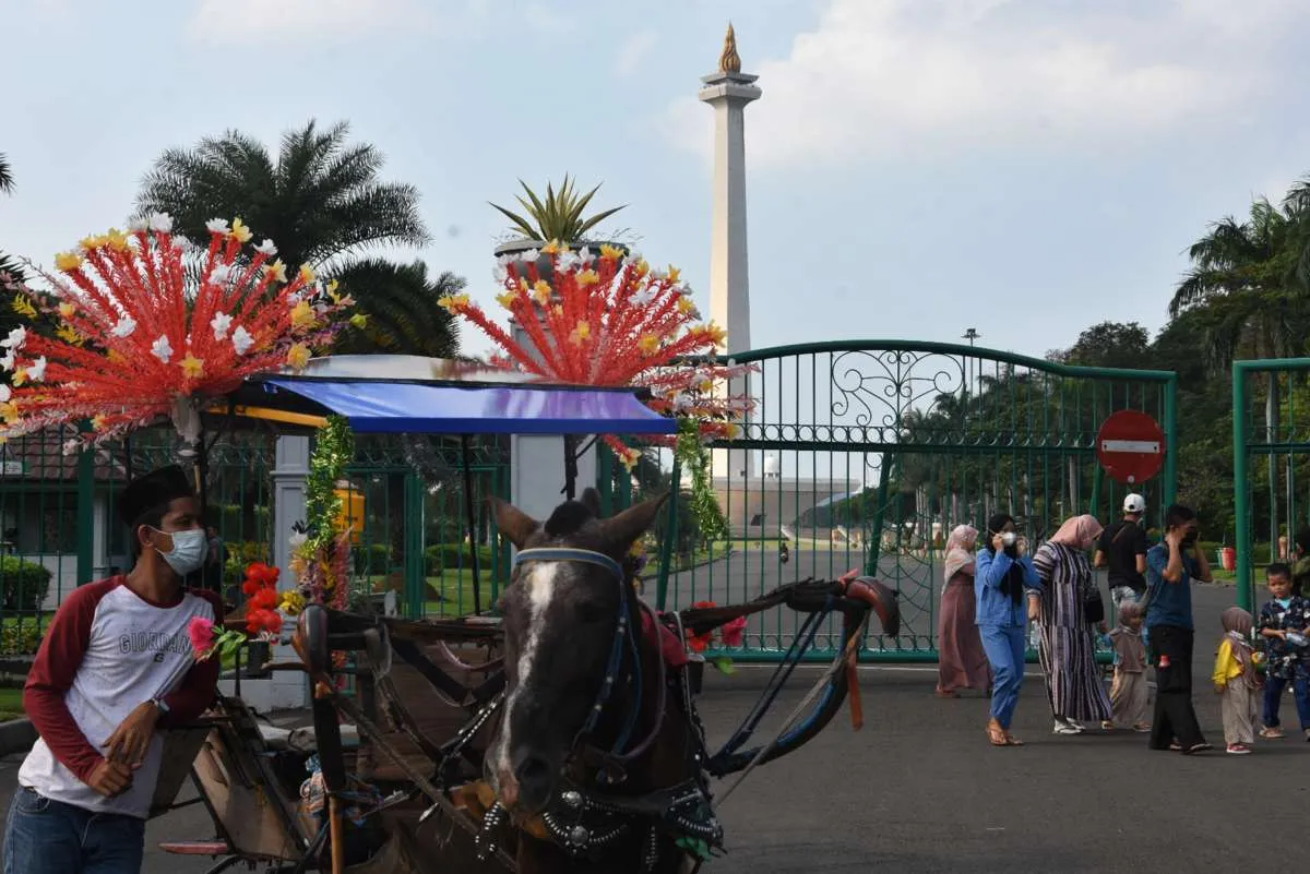 Jakarta PPKM Level 1, Kawasan Monas Dibuka Lagi, Catat Jam Kunjungannya