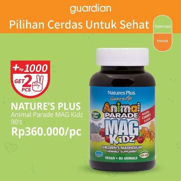 Promo Guardian +1000 Get 2 Pcs Periode s/d 19 Juli 2023