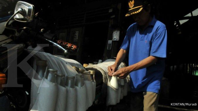 Industri susu olahan bergairah, peternak kewalahan