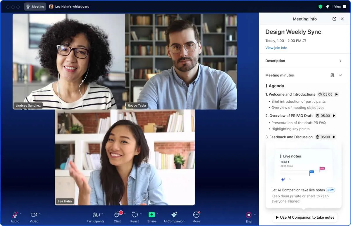 Tuntaskan berbagai Tugas dengan AI Companion dari Zoom