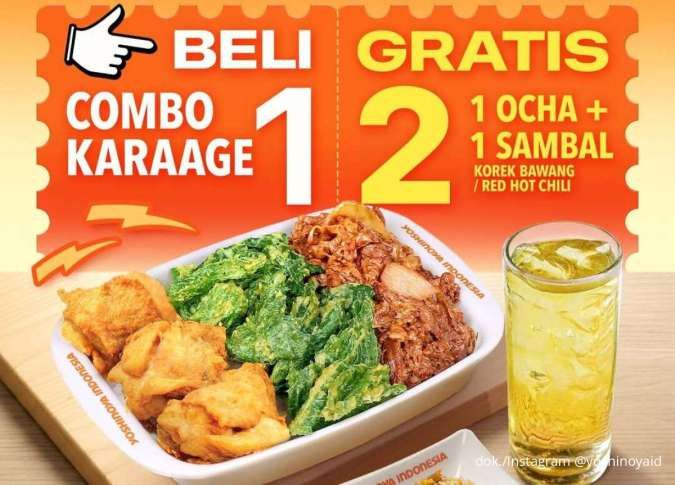 Hari Terakhir Promo Yoshinoya 12.12 Kesamber Dealsember, Beli 1 Gratis 2 Cuma Rp 79K