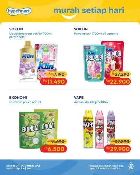 Promo JSM Hypermart Weekend Periode 24-27 Oktober 2025