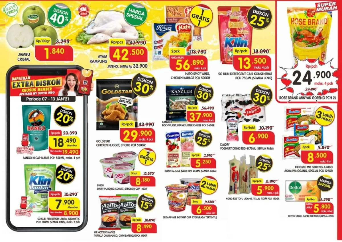 Promo Superindo hari ini 13 Januari 2021, diskon tengah pekan!