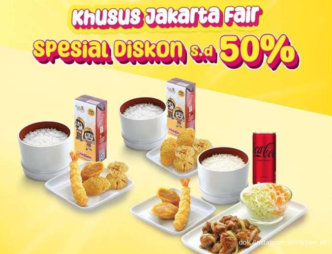 Promo HokBen Jakarta Fair dengan Qpon hingga 13 Juli 2025, Diskonnya sampai 50%