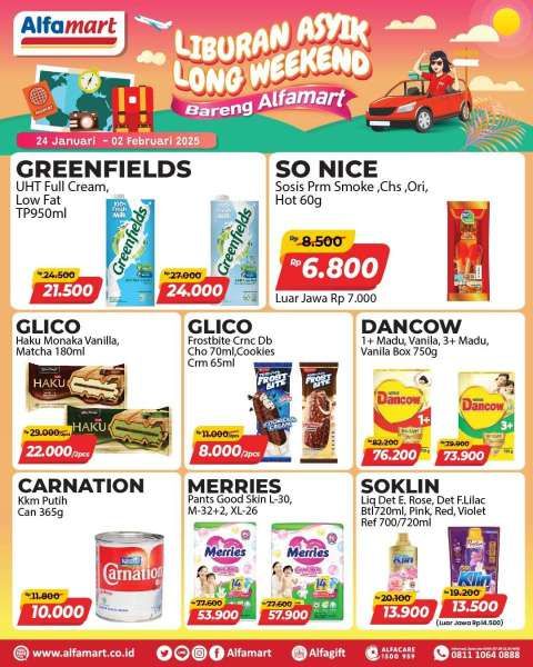 Promo Alfamart Long Weekend 24 Januari-2 Februari 2025