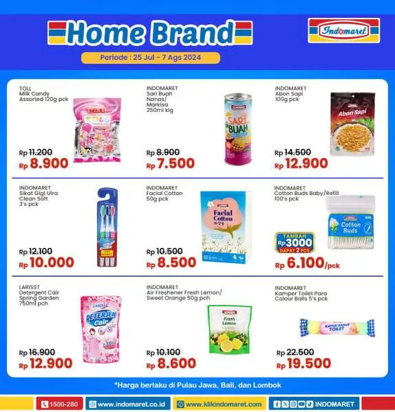 Promo Indomaret Super Hemat Periode 25 Juli-7 Agustus 2024