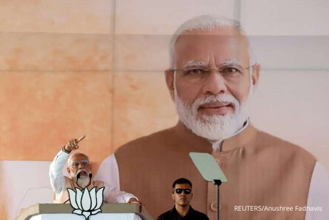 Aliansi Modi Unggul, Tetapi Pasar Saham India Justru Memudar