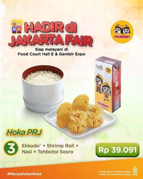 Promo HokBen di Jakarta Fair 2025
