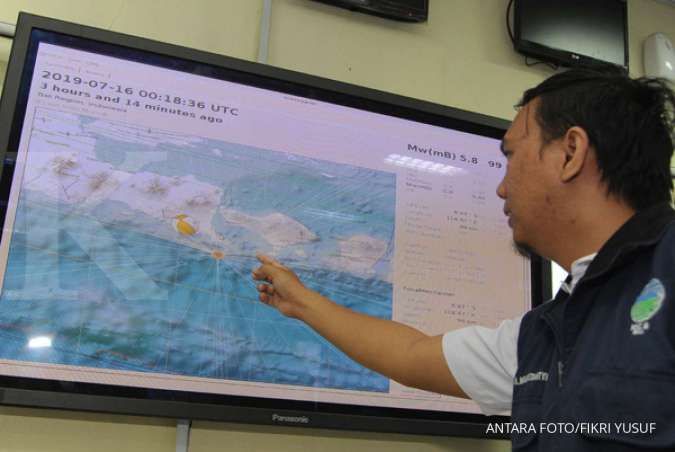 BMKG Mencatat Gempa Magnitudo 3,7 di Gerokgak Jembrana Bali