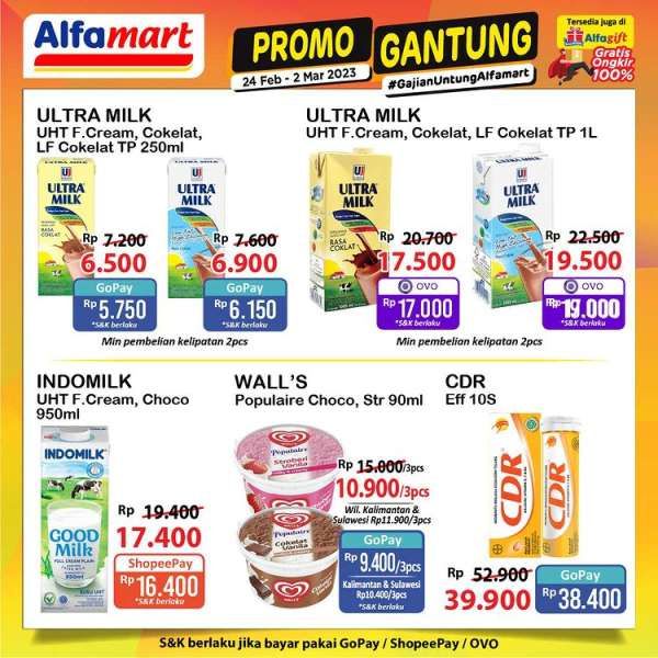 Katalog Promo Alfamart Gantung (Gajian Untung) Terbaru 24 Februari-2 Maret 2023