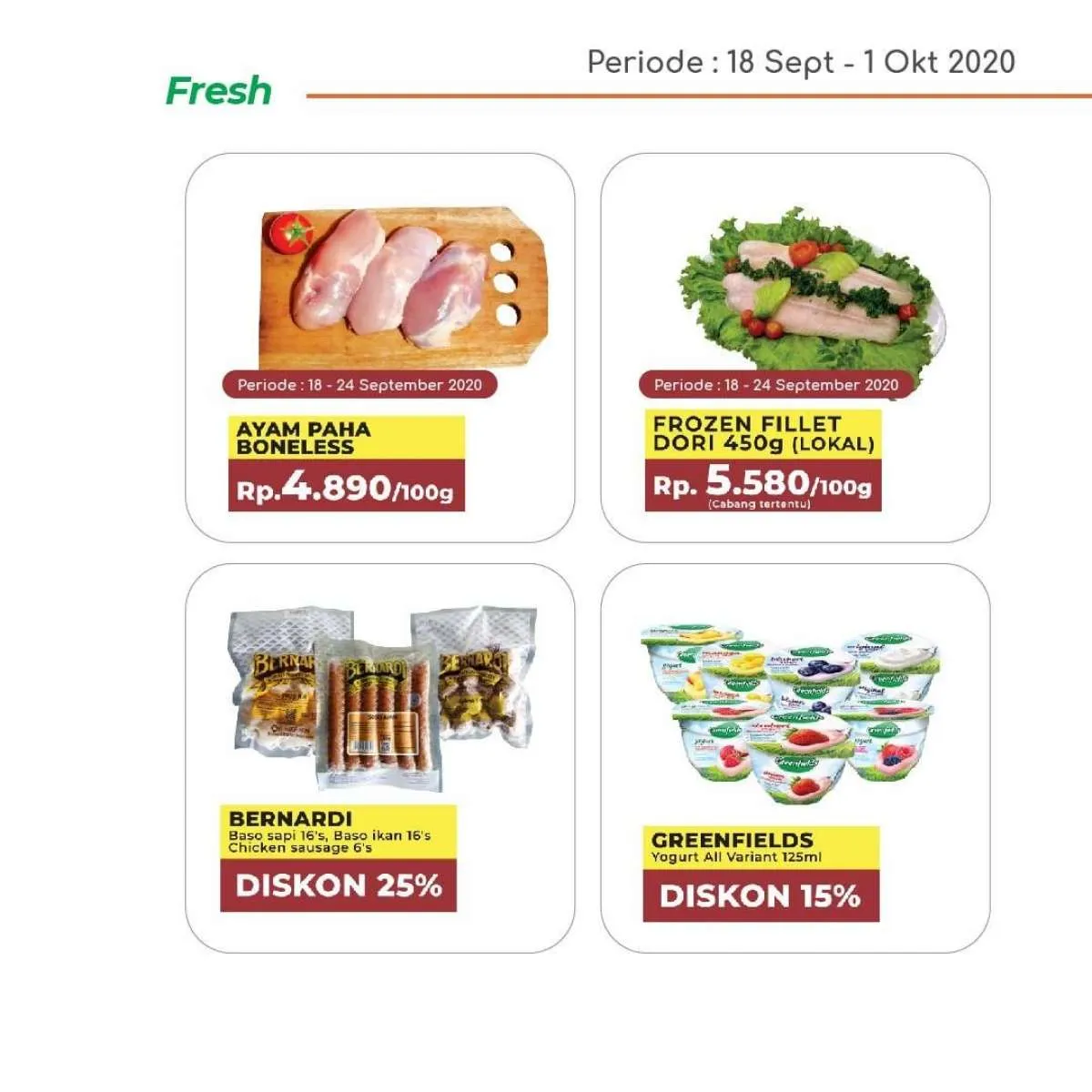 Promo Yogya Supermarket hari ini 28 September 2020, masih ada diskon!