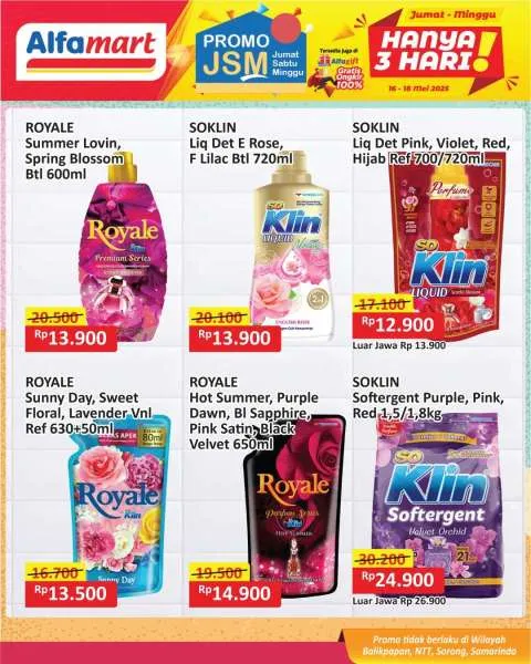 Promo JSM Alfamart Periode 16-18 Mei 2025