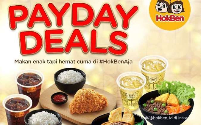 Promo HokBen Payday 25-31 Januari 2025, Makan Berempat Mulai Rp 26.000-an Per Orang