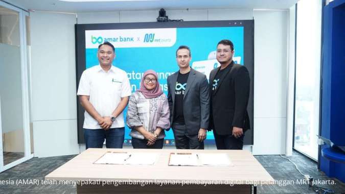 Amar Bank Kembangkan Layanan Pembayaran Digital dengan MRT Jakarta