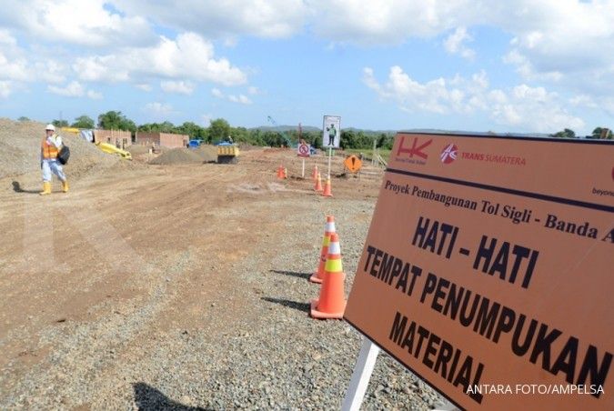 Dibutuhkan dana Rp 262 triliun untuk bangun 11 ruas tol prioritas di Sumatera