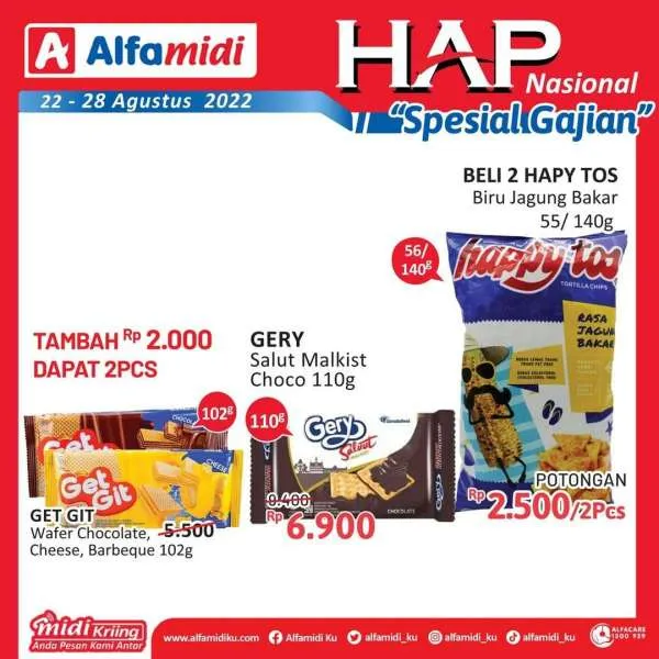 Promo Alfamidi Hemat Satu Pekan Spesial Gajian Periode 22-28 Agustus 2022