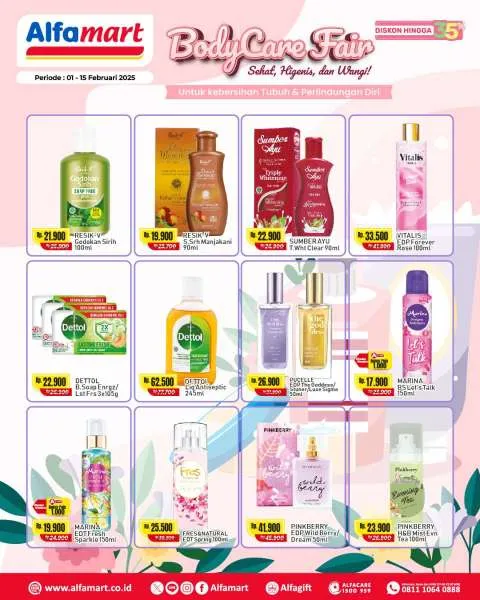 Promo Alfamart Body Care Fair Periode 1-15 Februari 2025