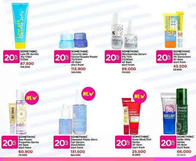 Promo Watsons Beauty Deals Diskon s/d 70% Periode 24-27 November 2022