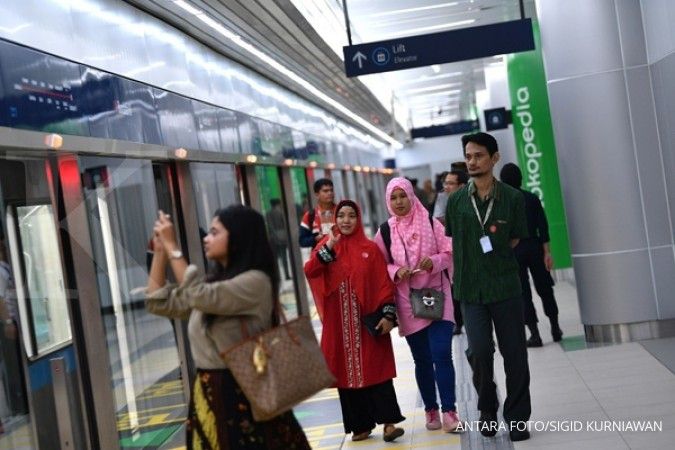 Ada perbaikan di jalur rel downtrack, penumpang uji coba MRT menumpuk 