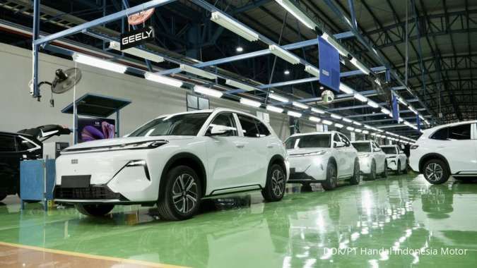 Geely Mulai Rakit Lokal EX2, TKDN Capai 46,5%
